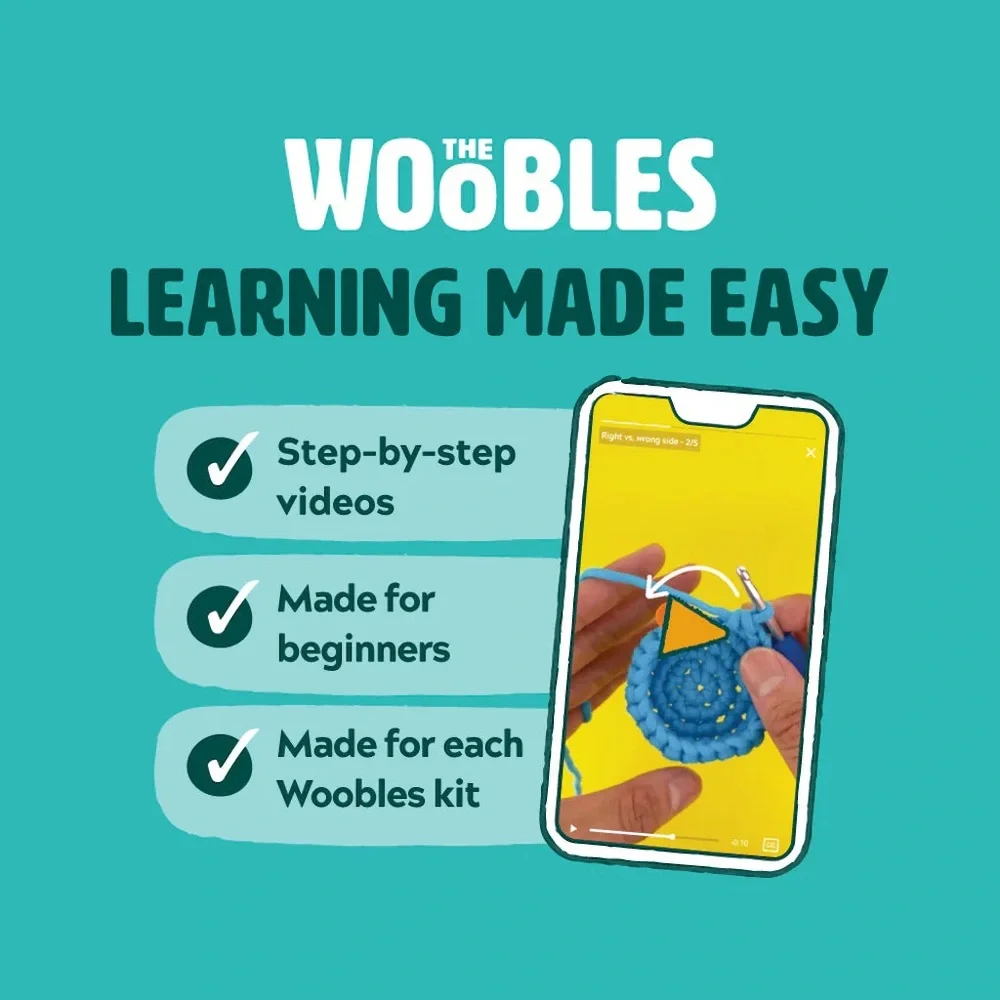 The Woobles learn crochet